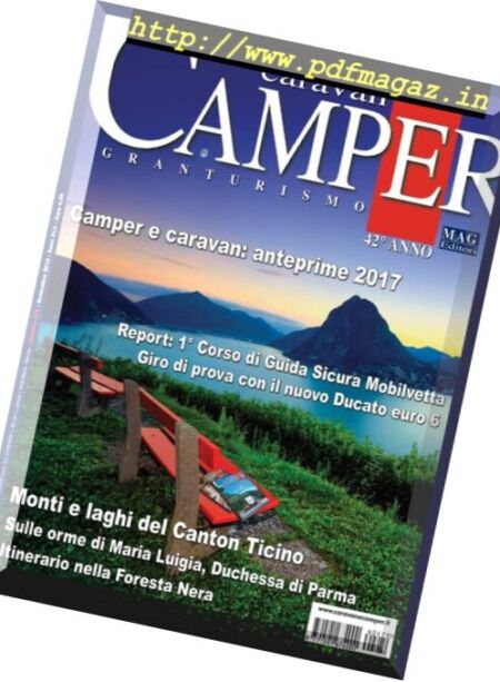 Caravan e Camper Granturismo – Settembre 2016 Cover