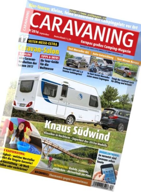 Caravaning – September 2016 Cover
