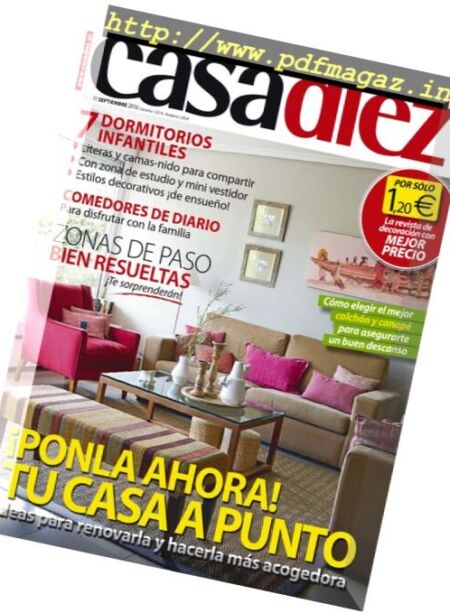 Casa Diez – Septiembre 2016 Cover