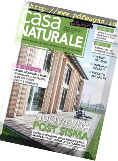 Casa Naturale – Settembre-Ottobre 2016 Cover
