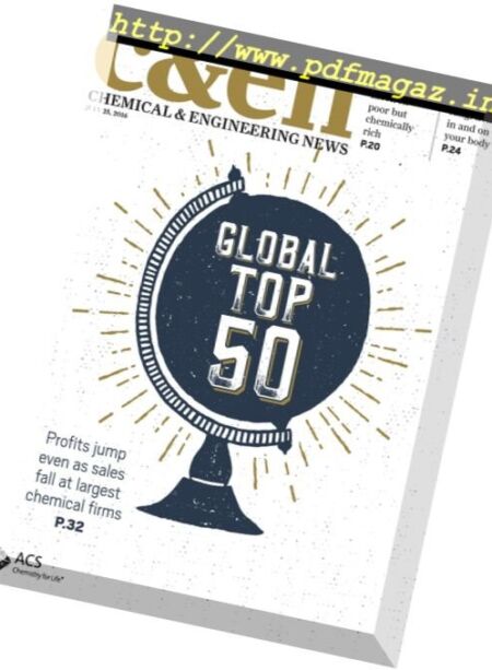 Chemical & Engineering News – 25 July 2016 Cover