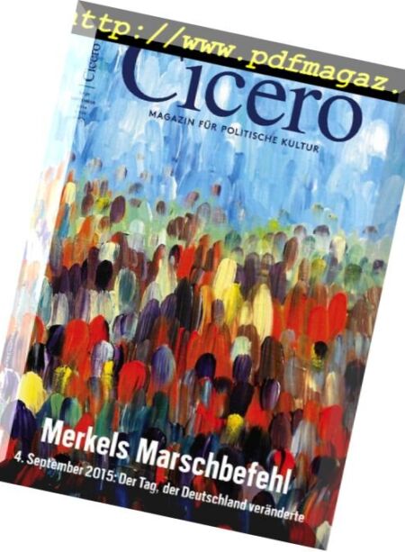 Cicero – September 2016 Cover