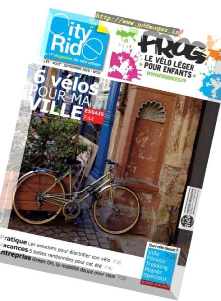 City Ride – Juillet-Septembre 2016 Cover