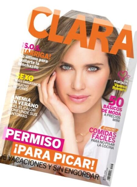 Clara – Agosto 2016 Cover