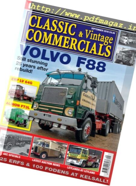 Classic & Vintage Commercials – September 2016 Cover