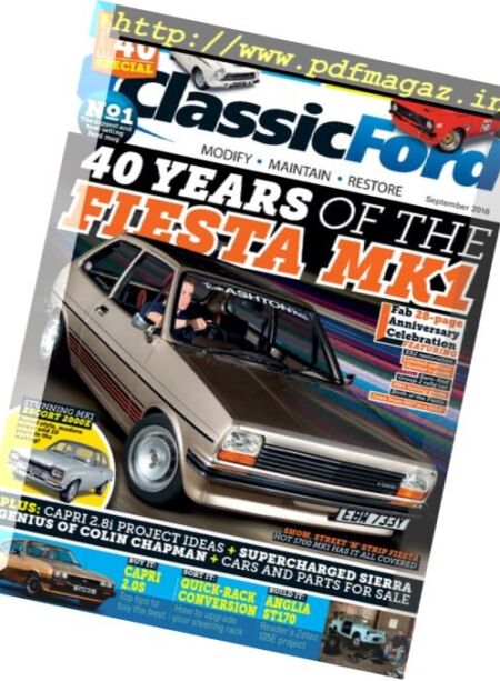 Classic Ford – September 2016 Cover