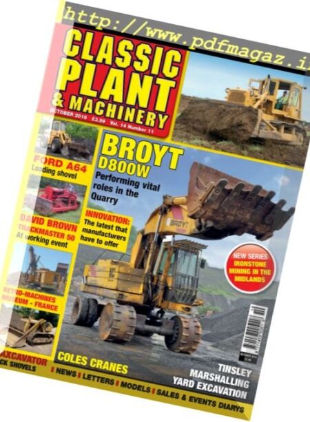Classic Plant & Machinery – October 2016 Cover