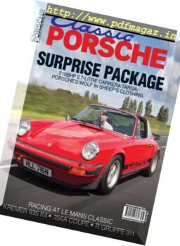 Classic Porsche – 25 August 2016