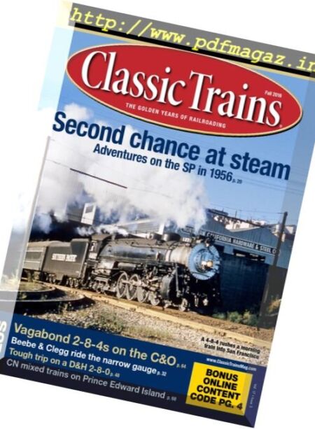 Classic Trains – Fall 2016 Cover