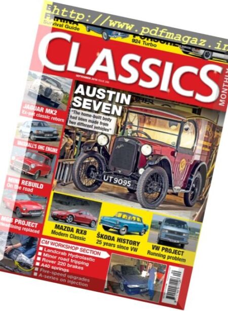 Classics Monthly – September 2016 Cover