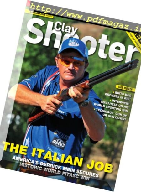 Clay Shooter – September 2016 Cover