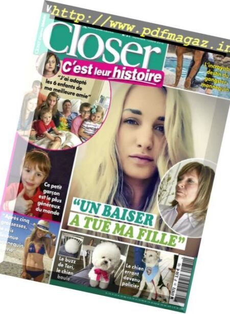 Closer C’est leur Histoire – Septembre-Octobre 2016 Cover