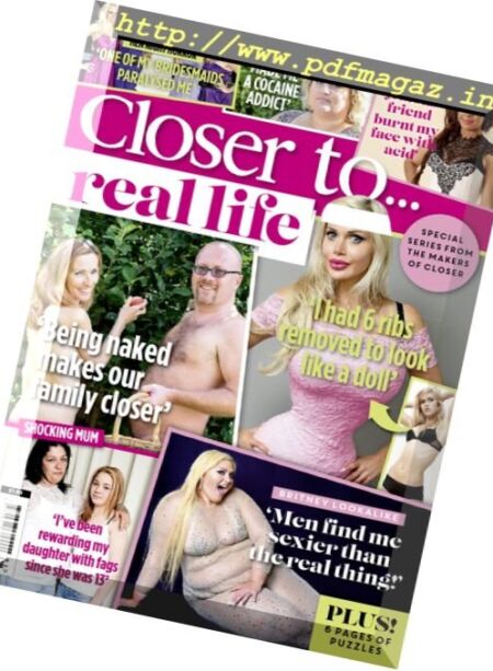 Closer UK – Closer to Real Life 2016 Cover