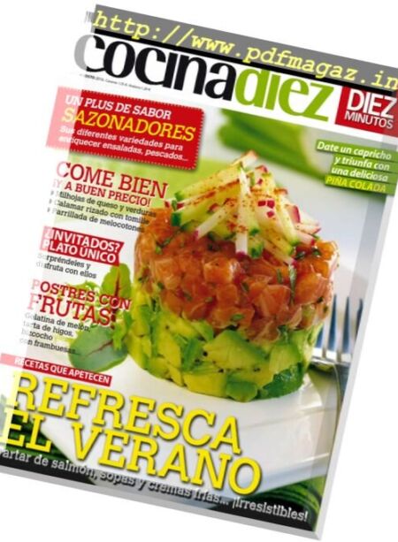 Cocina Diez – Agosto 2016 Cover