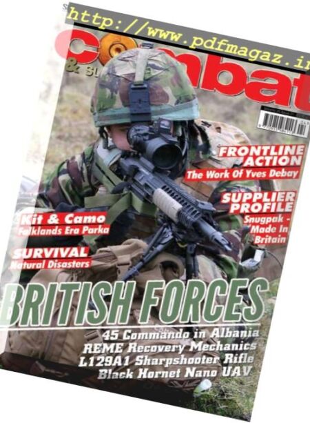 Combat & Survival – April 2013 Cover