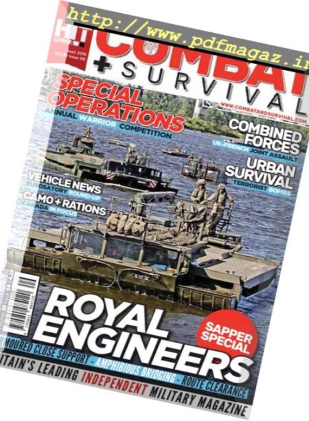 Combat & Survival – September 2016 Cover