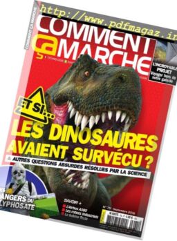 Comment Ca Marche – Septembre 2016