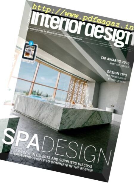 Commercial Interior Design – August 2016 Cover