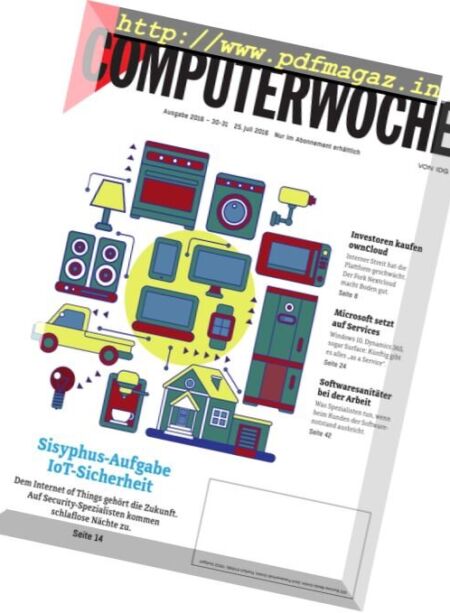 Computerwoche – 25 Juli 2016 Cover