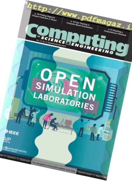 Computing in Science & Engineering – September-October 2015 Cover