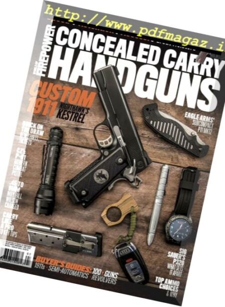 Conceal & Carry Handguns – Fall 2016 Cover
