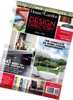Conde Nast House & Garden – Design Directory 2016-2017