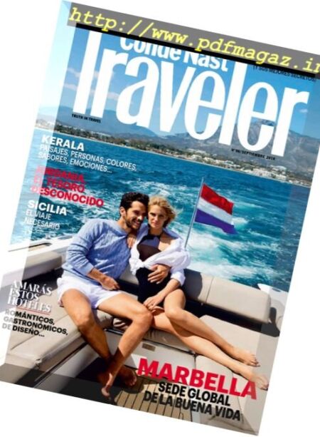 Conde Nast Traveler Spain – Septiembre 2016 Cover