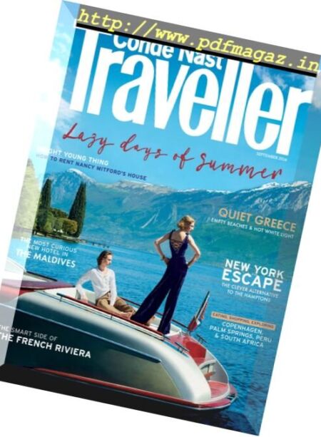 Conde Nast Traveller UK – September 2016 Cover