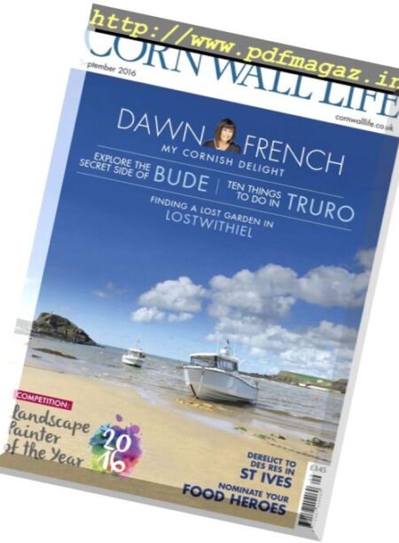 Cornwall Life – September 2016 Cover