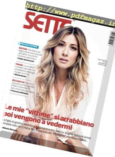 Corriere della Sera Sette – 12 Agosto 2016 Cover
