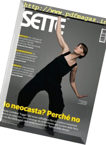 Corriere della Sera Sette – 2 Settembre 2016 Cover