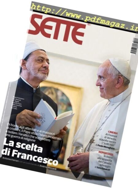 Corriere della Sera Sette – 26 Agosto 2016 Cover