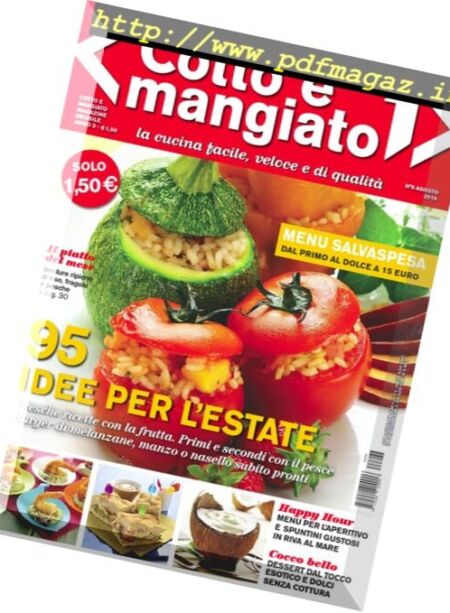 Cotto e Mangiato – Agosto 2016 Cover