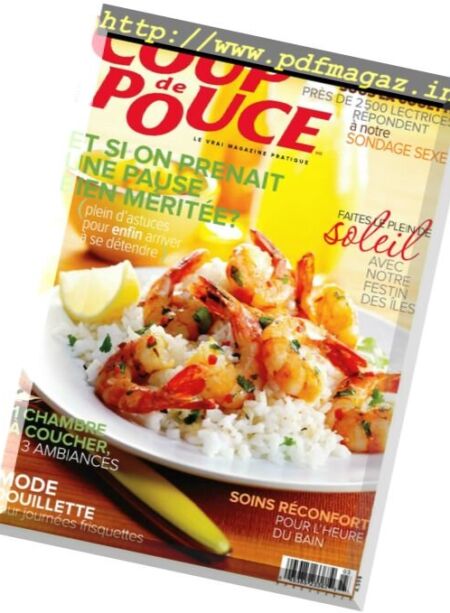 Coup de Pouce – Mars 2011 Cover