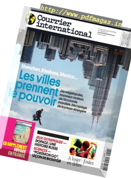 Courrier international – du 28 juillet au 17 aout 2016 Cover