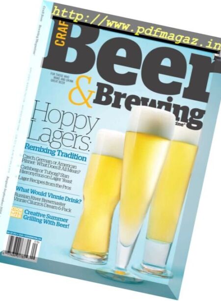 Craft Beer & Brewing – August-September 2016 Cover
