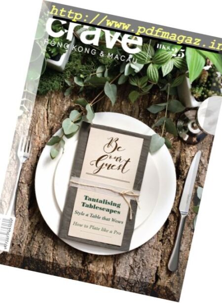 Crave – August 2016 Cover