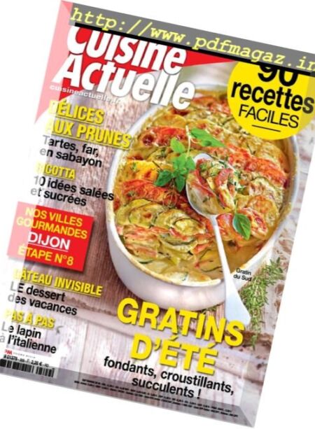 Cuisine Actuelle – Septembre 2016 Cover