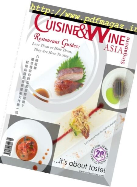 Cuisine & Wine Asia – September-October 2016 Cover