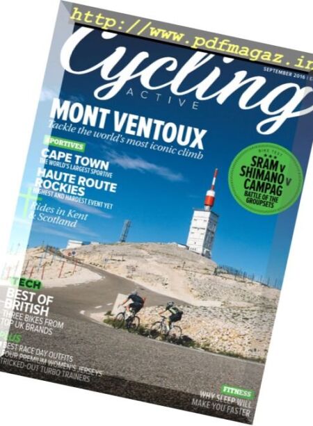 Cycling Active – September 2016 Cover