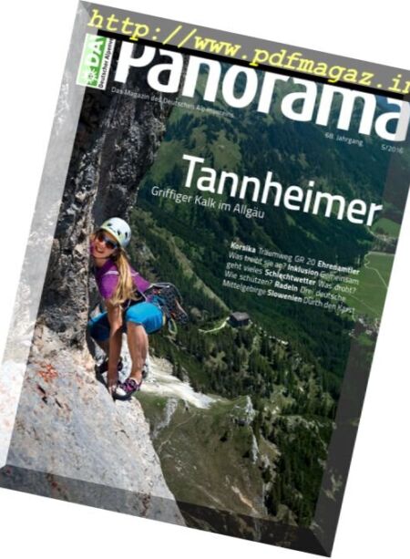 DAV Panorama – N 5, 2016 Cover