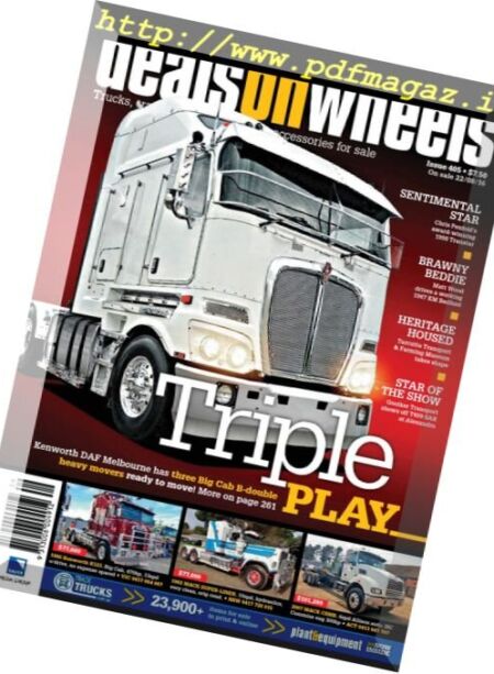 Deals On Wheels Australia – Issue 405, 2016 Cover