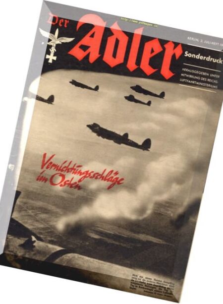 Der Adler – 3 Juli 1941 Cover