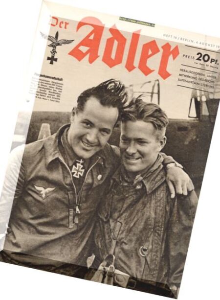 Der Adler – N 16, 4 August 1942 Cover