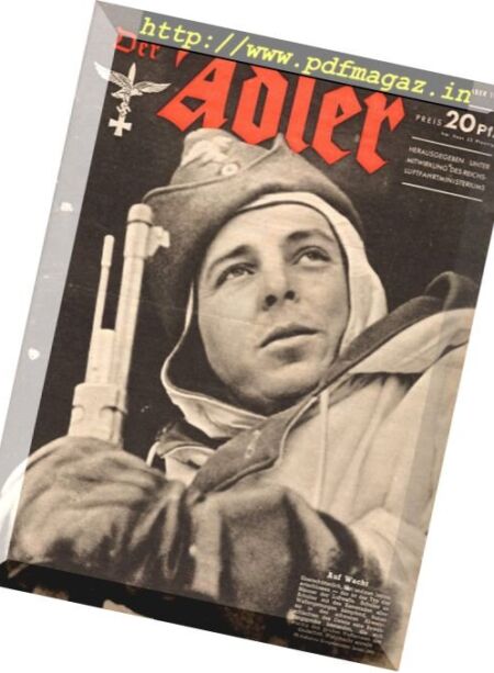 Der Adler – N 25, 7 December 1943 Cover