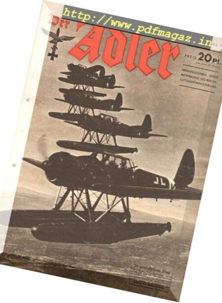 Der Adler – N 26, 21 December 1943 Cover