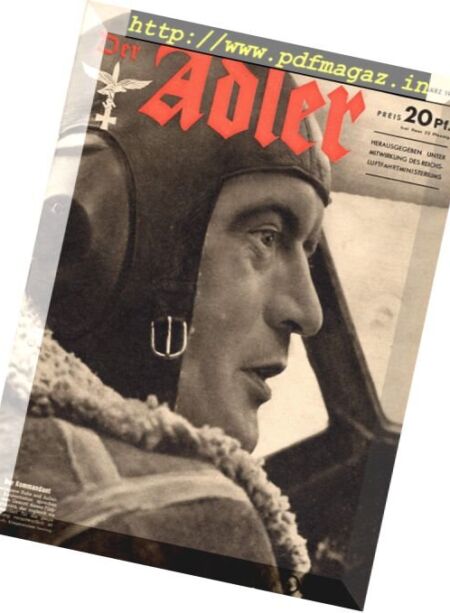 Der Adler – N 6, 17 Marz 1942 Cover
