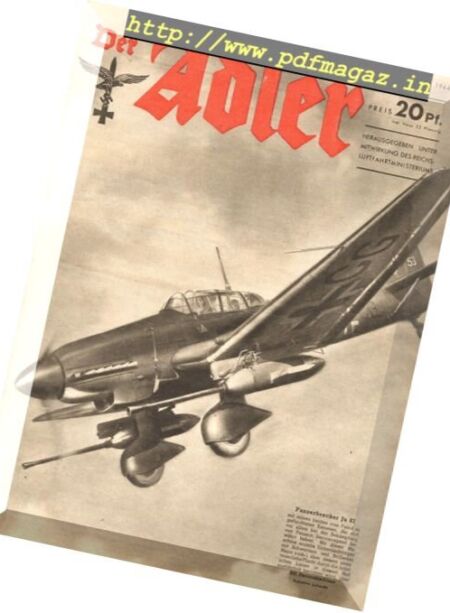 Der Adler – N 8, 11 April 1944 Cover