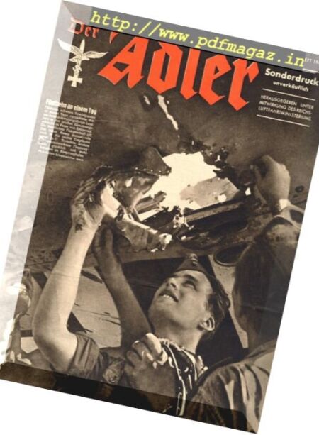 Der Adler Sonderdruck – 1 September 1943 Cover