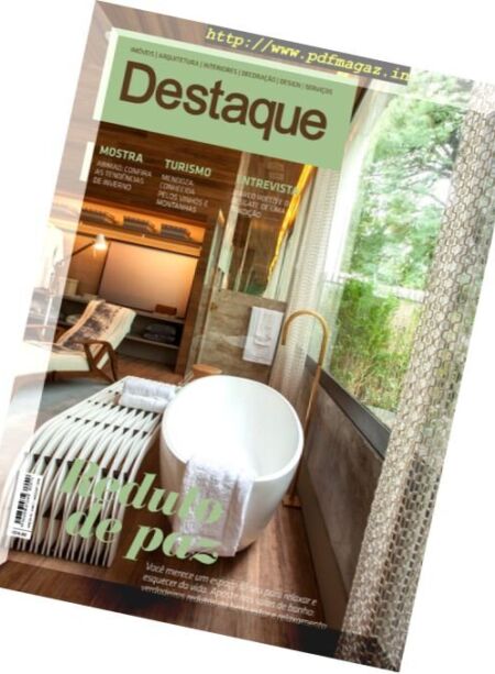 Destaque – Agosto-Setembro 2016 Cover